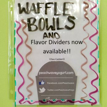 Peachwave - Waffle bowls-2016 - Ice Cream & Frozen Yogurt Near Me - Ocala, Florida Peachwave - Waffle bowls-2016 - Ice Cream & Frozen Yogurt Near Me - Ocala, Florida