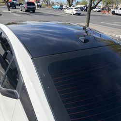 Lee's Auto Body - Nissan Altima custom black roof