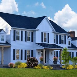 The Third Estimate - Beautiful farmhouse style home. The Third Estimate replaced their roof, siding, and windows.