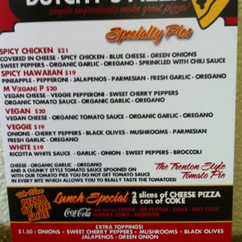 Dutchy's Pizza - The Menu - Pizza Near Me - Arcata, California Dutchy's Pizza - The Menu - Pizza Near Me - Arcata, California