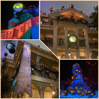 Haunted Mansion - Haunted Mansion decked out for Halloween with Nightmare Before Christmas imagery! - Haunted Houses Near Me - Anaheim, California
