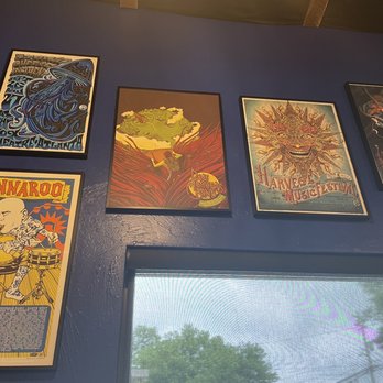 Misty Mountain Hops - Cool concert posters decorating the walls - Bars Near Me - Blue Ridge, Georgia Misty Mountain Hops - Cool concert posters decorating the walls - Bars Near Me - Blue Ridge, Georgia