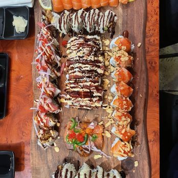 Shogun Sushi - Sanpai, Crunch, Sun Valley, Salmon Crudo and Salmon Nigiri - Sushi Bars Near Me - Boise, Idaho Shogun Sushi - Sanpai, Crunch, Sun Valley, Salmon Crudo and Salmon Nigiri - Sushi Bars Near Me - Boise, Idaho