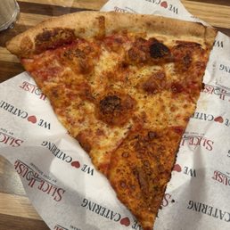 Slice of cheese pizza Slice of cheese pizza