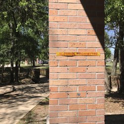 Tom Wussow Park - No alcoholic beverages allowed