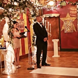 Waiting for his bride