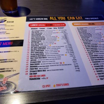 167°F Korean BBQ - Korean Near Me - Auburn, Alabama