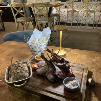 Agora Tysons - Rack of Lamb* - Mediterranean Near Me - Tysons, Virginia