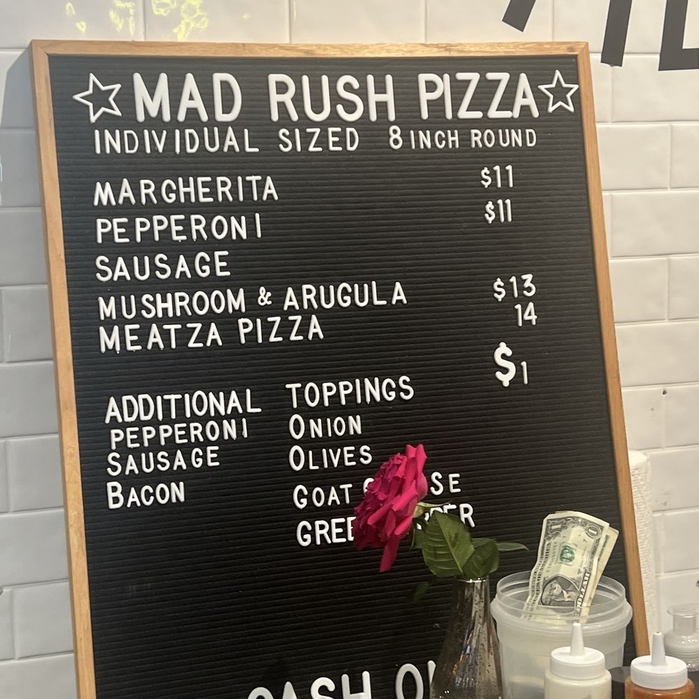 Mad Rush Pizza - Menu - Pizza Near Me - Mequon, Wisconsin