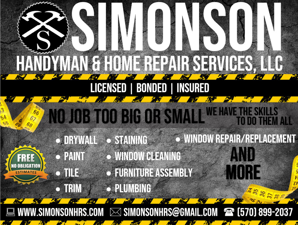 Slide of Simonson Handyman & Home Repair Services