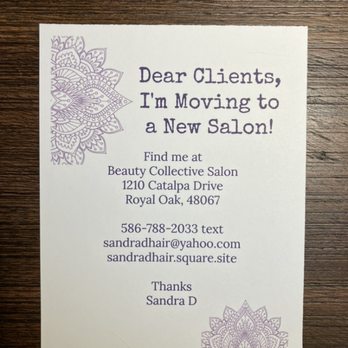 Sandra D Hair - Moving Salons after Upstares Salon closing 2022 - Hair Stylists Near Me - Royal Oak, Michigan Sandra D Hair - Moving Salons after Upstares Salon closing 2022 - Hair Stylists Near Me - Royal Oak, Michigan