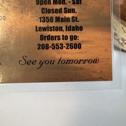 See you tomorrow- the phrase we heard walking out the door See you tomorrow- the phrase we heard walking out the door
