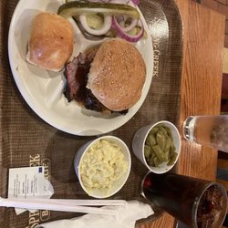 Spring Creek Barbeque - Sliced Brisket Sandwich