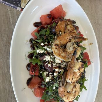 Oceanic - Watermelon & Grilled Shrimp Salad - Seafood Near Me - Pompano Beach, Florida