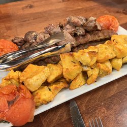 SHONDIZ - Family feast: skewers of lamb, chicken, and beef (easily feeds four)