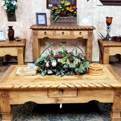 Back To The Ranch Again - Natural Rope Cocktail table, sofa table, and end tables.