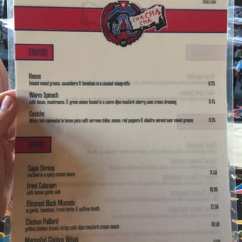 Cha Cha Cha - A sneak peek of the menu - Caribbean Near Me - San Francisco, California