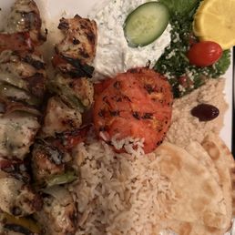 Mediterranean chicken plate