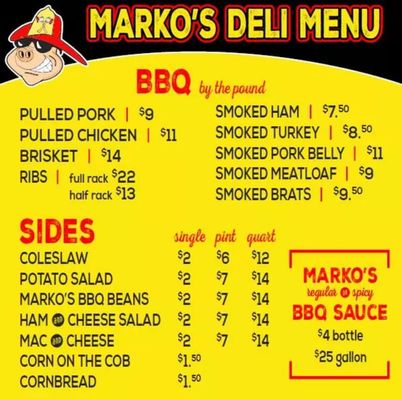 Menu photo 2 Marko's Smokin' BBQ Collins, WI Menu photo 2 Marko's Smokin' BBQ Collins, WI