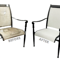 Leisure Furniture - Naples, Florida Patio Furniture Restoration. Resling, Restrap, Restore, Powder Coat