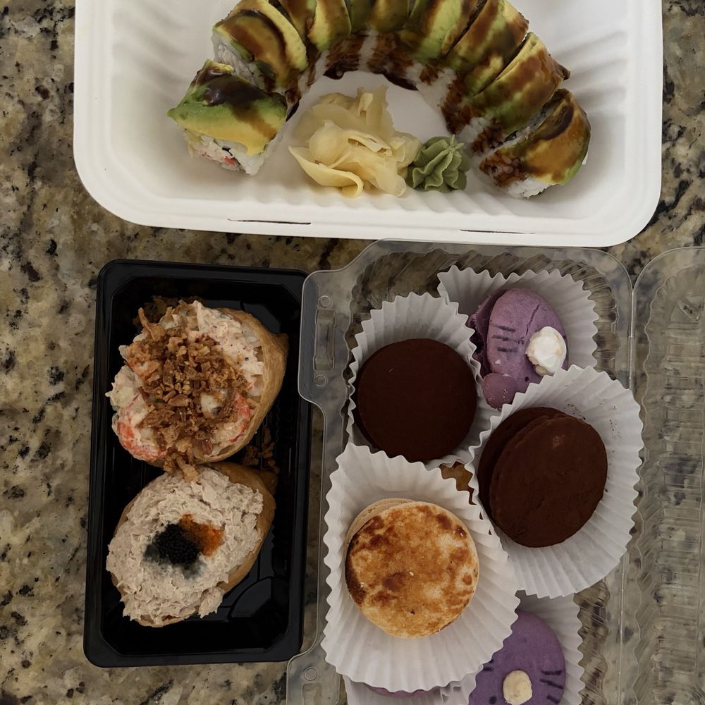 Iro Sushi Stuff X Roll - Caterpillar Roll, Tuna Mayo Inari, Hot Lobster Inari, Macaron - Sushi Bars Near Me - Irvine, California Iro Sushi Stuff X Roll - Caterpillar Roll, Tuna Mayo Inari, Hot Lobster Inari, Macaron - Sushi Bars Near Me - Irvine, California