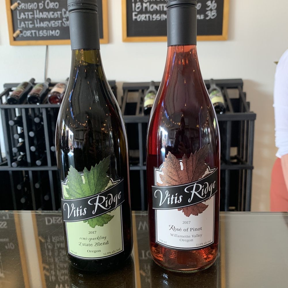 Vitis Ridge - The two beautiful wines I purchased! - Wineries Near Me - Silverton, Oregon Vitis Ridge - The two beautiful wines I purchased! - Wineries Near Me - Silverton, Oregon