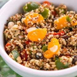 Abi’s Falafel - Freshly made quinoa salad at Abi's falafel in Trumbull