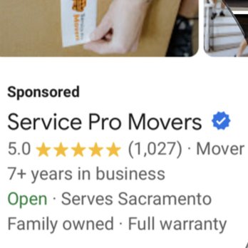 Service Pro Movers - Movers Near Me - Citrus Heights, California Service Pro Movers - Movers Near Me - Citrus Heights, California