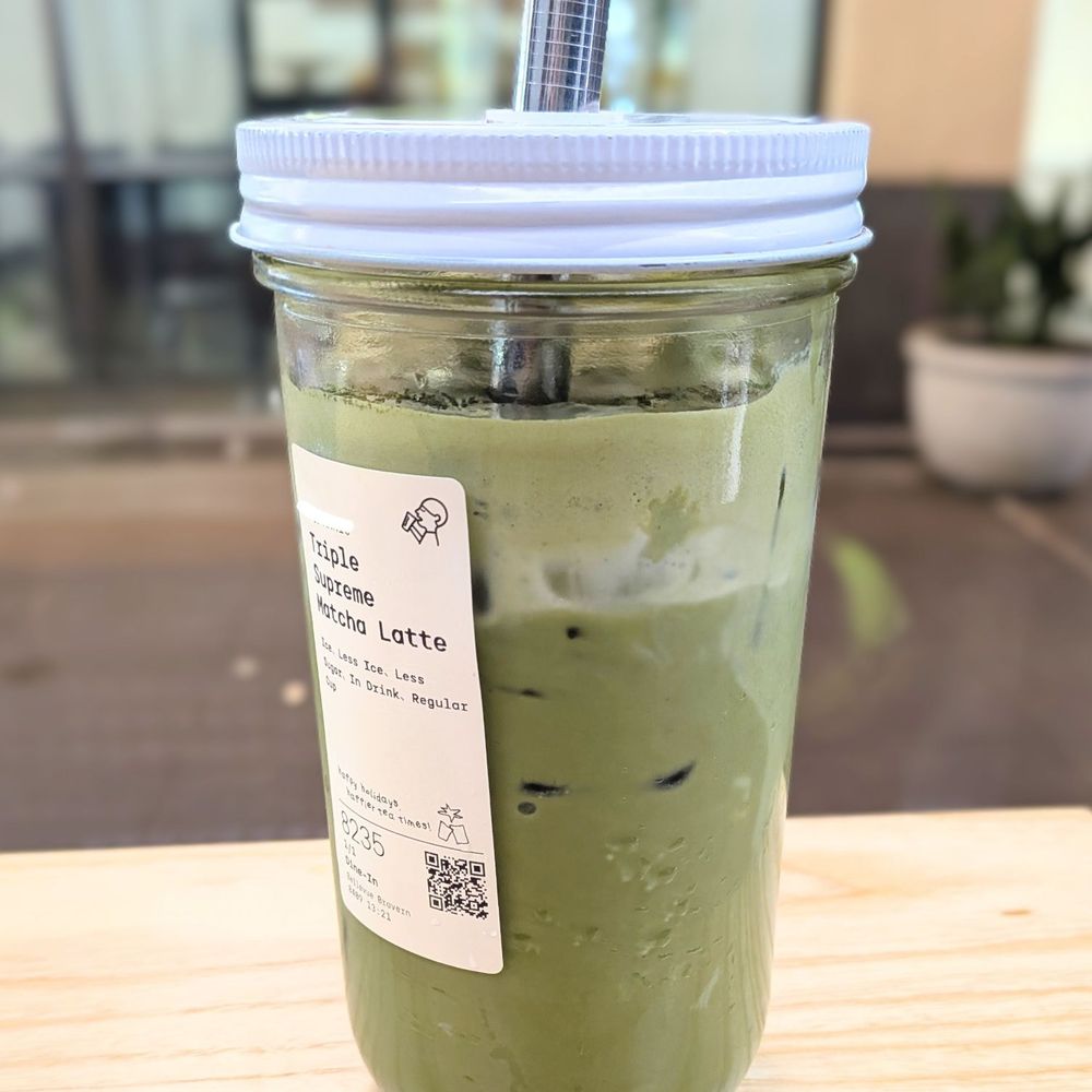 Triple Supreme Matcha Latte