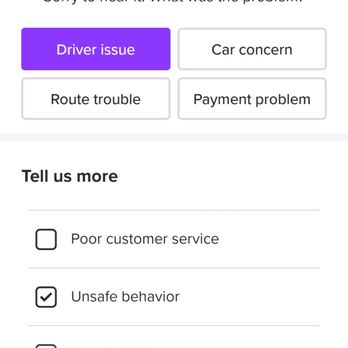 Lyft - First time I've had to give a bad rating after many trips on Lyft over the years. - Transportation Near Me Lyft - First time I've had to give a bad rating after many trips on Lyft over the years. - Transportation Near Me