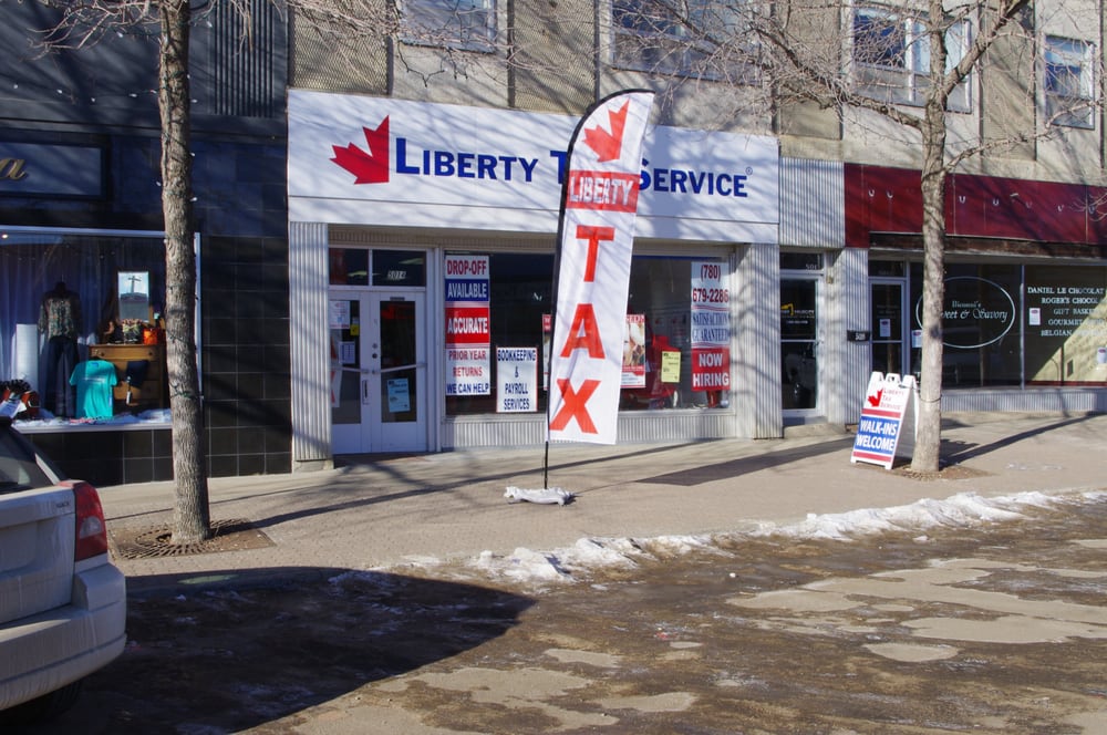 LIBERTY TAX SERVICE Updated August 2024 5003 49th Street, Camrose, Alberta Tax Services