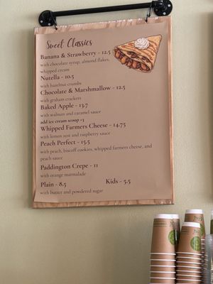 Menu photo 2 Crepesology Dunedin, FL
