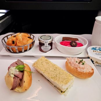 British Airways - Second meal - Mini sandwiches - Airlines Near Me - West Drayton, XGL