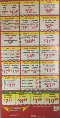 Menu photo 4 Pizza Wings & More Reisterstown, MD Menu photo 4 Pizza Wings & More Reisterstown, MD