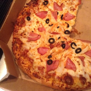 Domino's Pizza - Dominoes must be hurting for money. No Extra sauce as ordered and almost count on one hand the toppings onion/black olives - Pizza Near Me - Crossroads, Texas Domino's Pizza - Dominoes must be hurting for money. No Extra sauce as ordered and almost count on one hand the toppings onion/black olives - Pizza Near Me - Crossroads, Texas