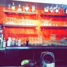 Tiny bar, basics only. Tiny bar, basics only.