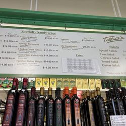 Talluto's Authentic Italian Food - Menu