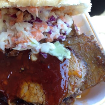That BBQ Joint - Another shot of the $10 brisket roll, just for good measure. - Fast Food Near Me - Brisbane, QLD