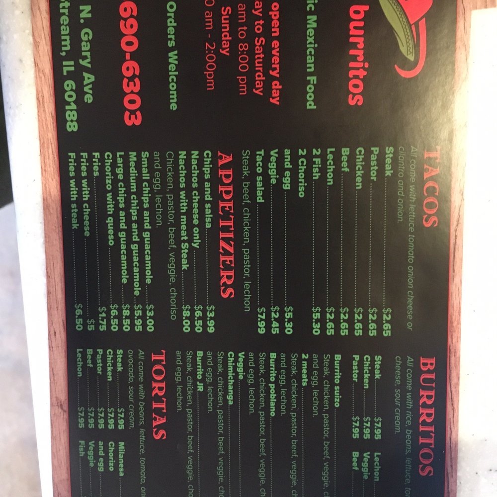 Gary Burritos - New menu - Mexican Near Me - Carol Stream, Illinois Gary Burritos - New menu - Mexican Near Me - Carol Stream, Illinois