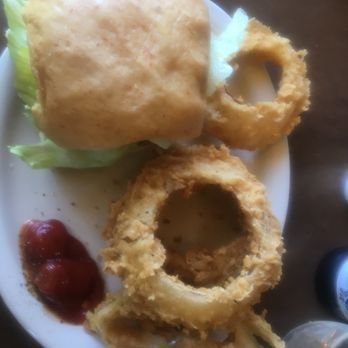 Brick's River Cafe - Homemade Onion Rings!!! Look at the size of these things! - American Near Me - Bandera, Texas Brick's River Cafe - Homemade Onion Rings!!! Look at the size of these things! - American Near Me - Bandera, Texas