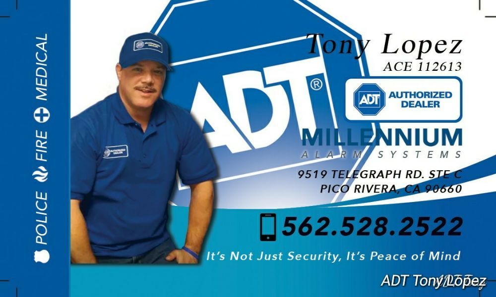 MILLENNIUM ALARM SYSTEMS ADT AUTHORIZED DEALER Updated August 2024