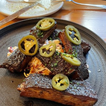 The Lark - 6 Hour Smoked Duroc Pork Ribs - New American Near Me - Santa Barbara, California The Lark - 6 Hour Smoked Duroc Pork Ribs - New American Near Me - Santa Barbara, California