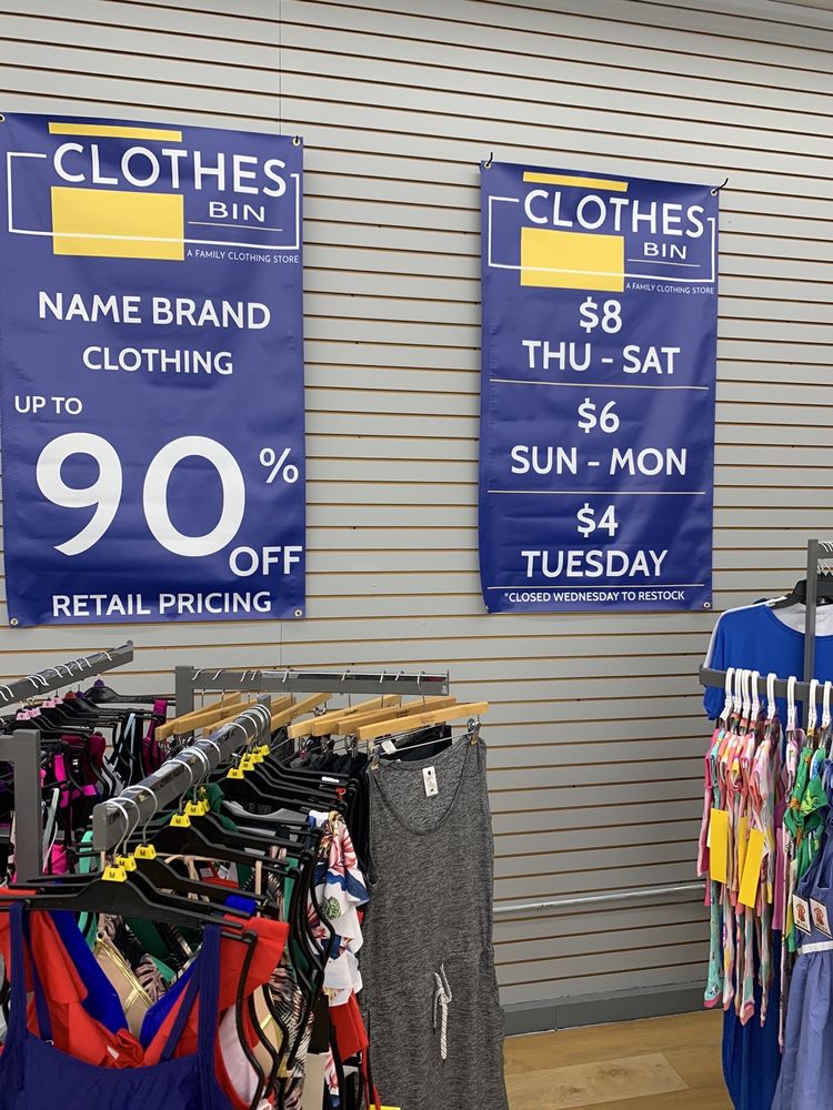 CLOTHES BIN Updated May 2024 1004 US17 S, North Myrtle Beach
