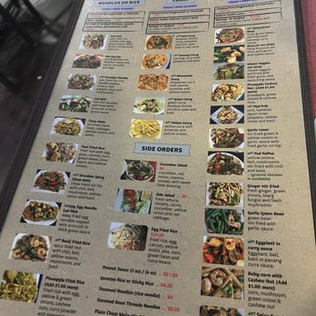 Pad Thai Restaurant - Menu: Noodles, Rice, Curry, Main Dishes, Sid Orders - Thai Near Me - Clovis, California