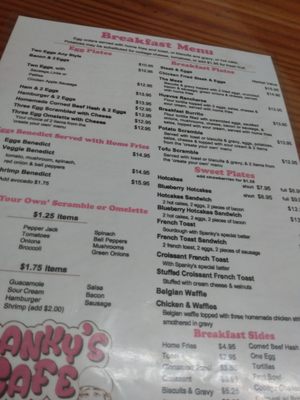 Menu photo 2 Spanky's Ben Lomond, CA
