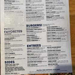 Park-et Restaurant - Menu