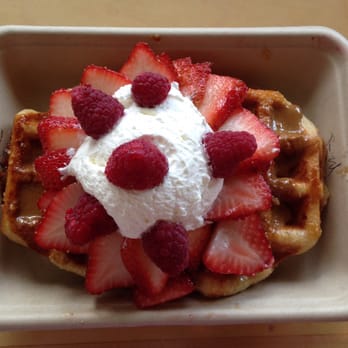 Waffle Love - So good and so filling! Biscoff, strawberries, raspberries, and whipped cream! - Waffles Near Me - Provo, Utah Waffle Love - So good and so filling! Biscoff, strawberries, raspberries, and whipped cream! - Waffles Near Me - Provo, Utah