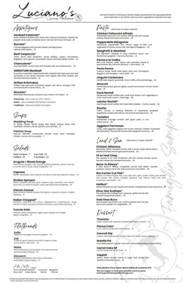 Menu photo 4 Luciano's Cucina Italiana Akron, OH Menu photo 4 Luciano's Cucina Italiana Akron, OH