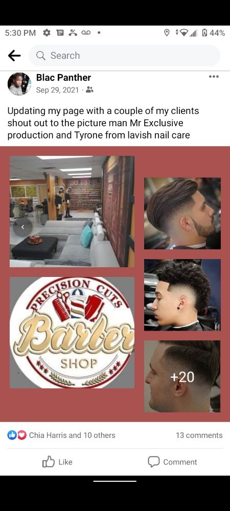 Precision Kuts Logo
