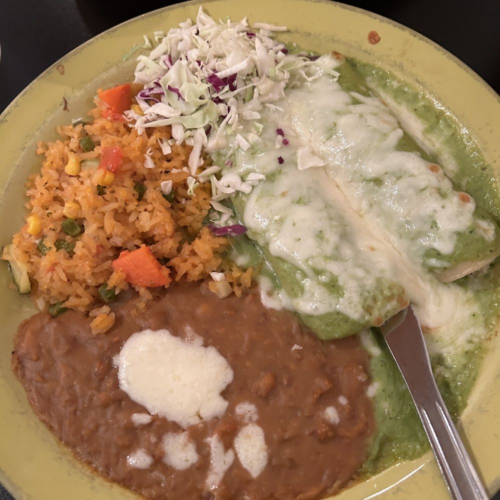 La Indita - 2. Chicken Enchiladas with Green Sauce Special - Mexican Near Me - Tucson, Arizona La Indita - 2. Chicken Enchiladas with Green Sauce Special - Mexican Near Me - Tucson, Arizona